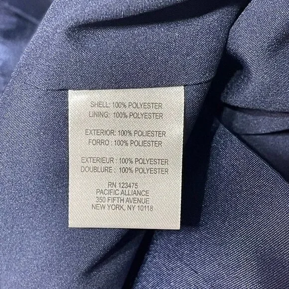 Tahari Satin Sleeveless Shift Dress Baby Blue Size 4 - Picture 9 of 10